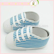 shoes canvas 2015 china wholesale best selling fashion Classic stripes baby safety shoe